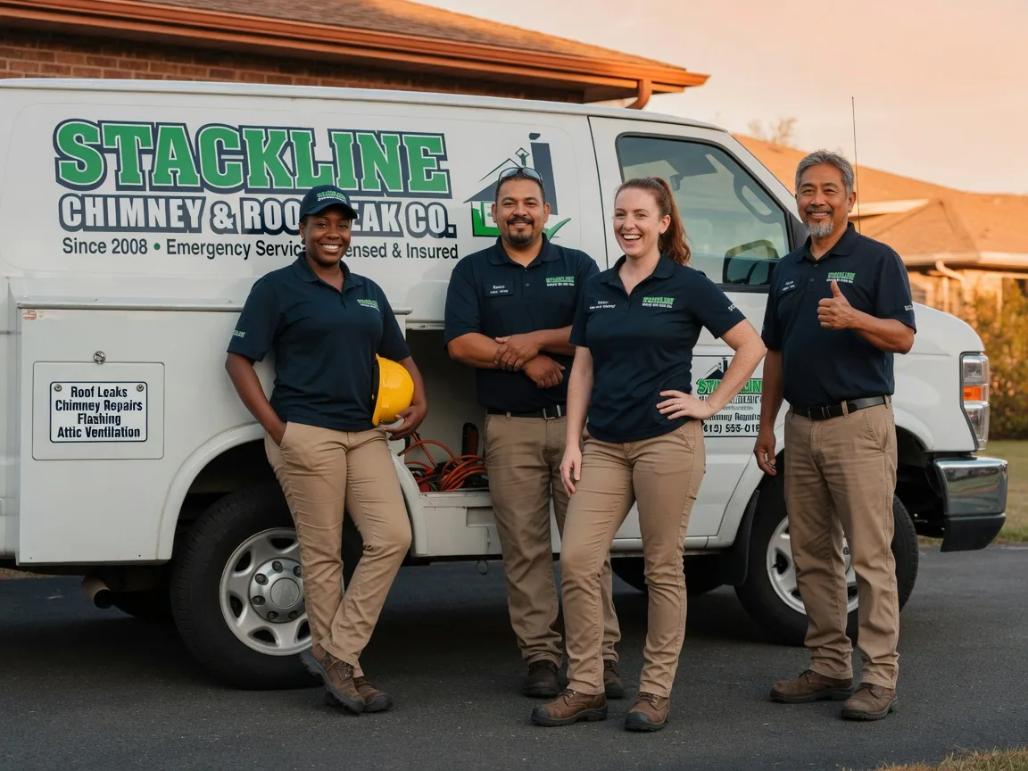 Chimney flashing repair company in Schriever, LA